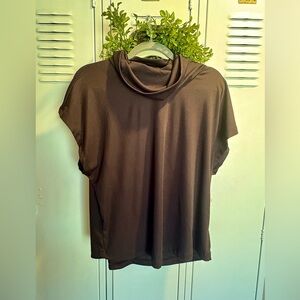 Black Sz M Gia Cowl Neck Top From Evereve Capsule Wardrobe